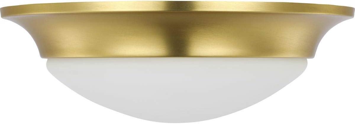 image:imageProgress Lighting OneLight 1112 Etched Glass Flush Mount
