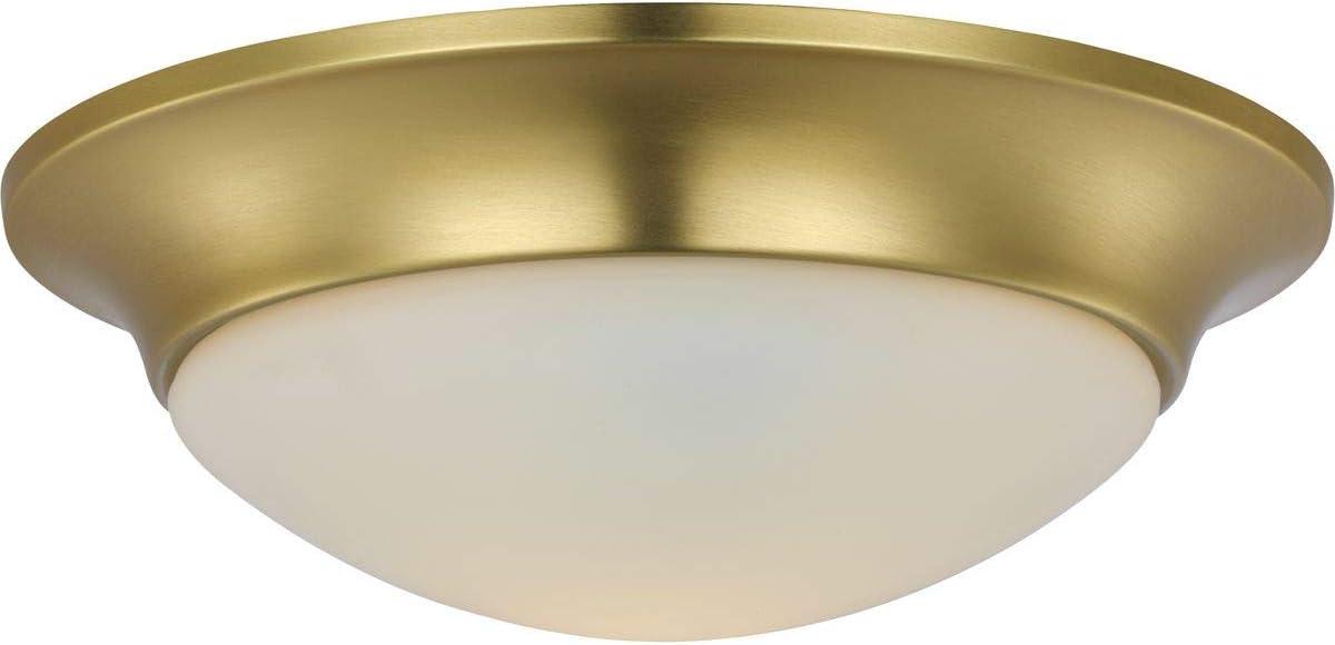 image:imageProgress Lighting OneLight 1112 Etched Glass Flush Mount