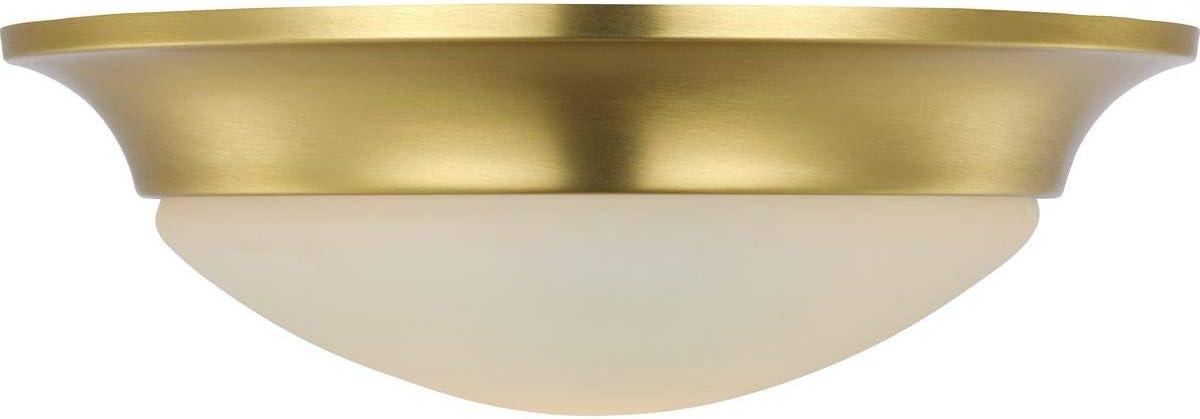 image:imageProgress Lighting OneLight 1112 Etched Glass Flush Mount