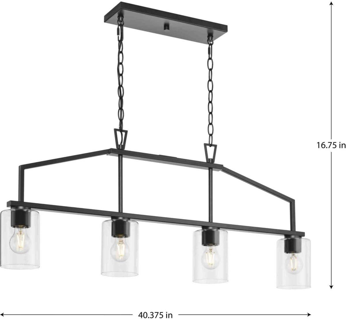 image:imageProgress Lighting P40031731M Goodwin Pendant 4Light 240 Total Watts Matte Black