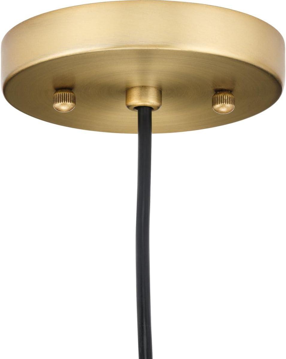 image:imageProgress Lighting P500382163 Hinton Collection 8 in OneLight Brushed Nickel Pendant with Clear Seeded Glass Shade