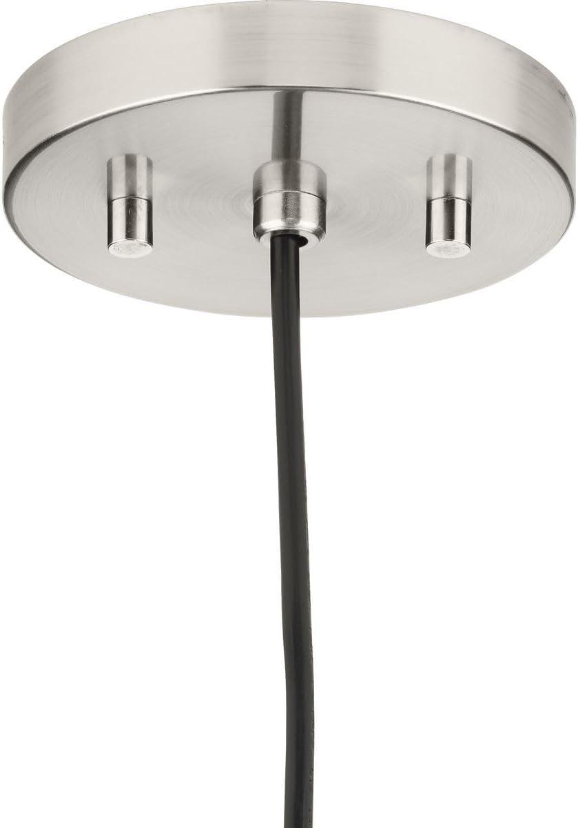 image:imageProgress Lighting P500404163 Cofield Collection 4 in OneLight Vintage Brass Transitional Pendant with Etched White Glass ShadeGray