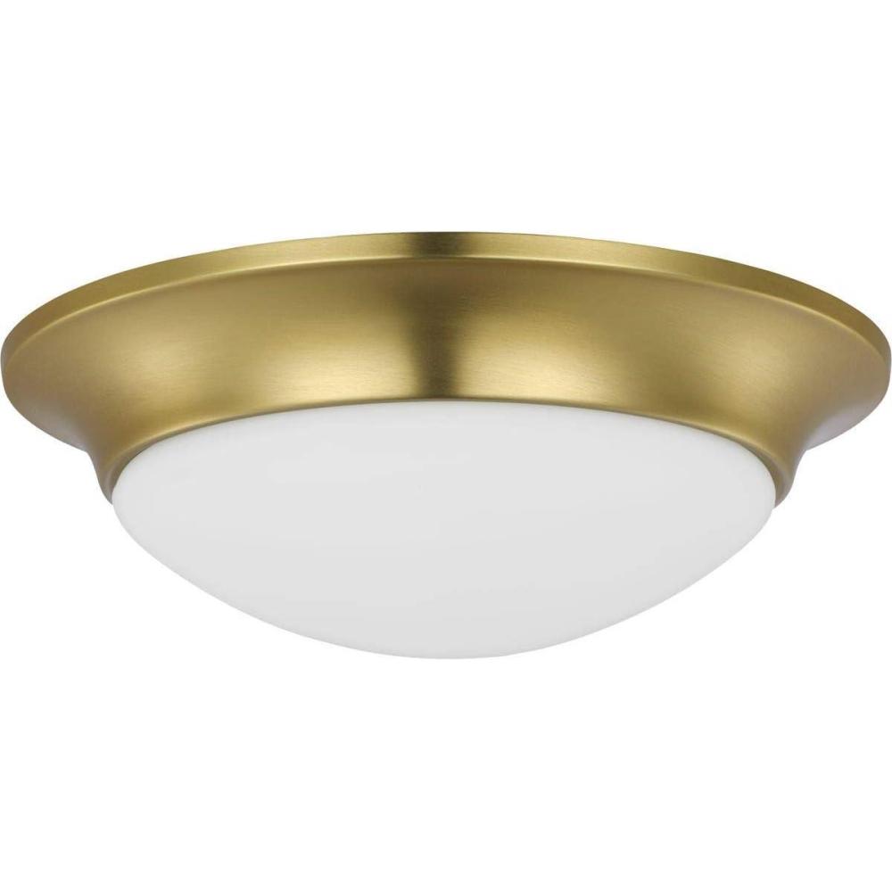 image:imageProgress Lighting OneLight 1112 Etched Glass Flush Mount