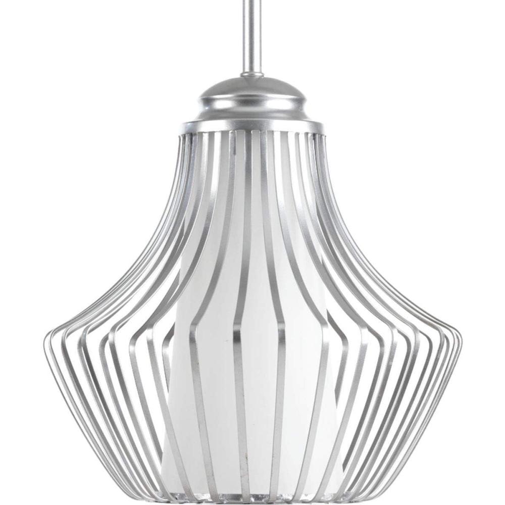 image:imageProgress Lighting P5324121 Finn OneLight Pendant Metallic SilverMetallic Silver