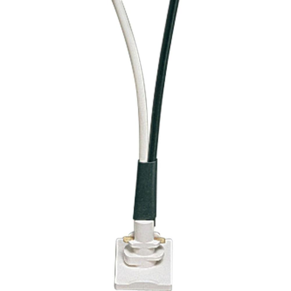 image:imageProgress Lighting P910828 Accessories Track 8Inch Leads WhiteWhite