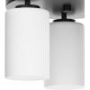 Cofield Collection 12 in. Three-Light Matte Black Transitional Flush Mount (P350238-31M)