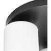 Cofield Collection 12 in. Three-Light Matte Black Transitional Flush Mount (P350238-31M)
