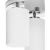 Progress Lighting Cofield Collection 12 in. Three-Light Polished Chrome Transitional Flush Mount (P350238-015)