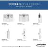 Progress Lighting Cofield Collection 12 in. Three-Light Polished Chrome Transitional Flush Mount (P350238-015)