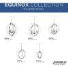 Progress Lighting Equinox Collection 5-Light Antique Bronze New Traditional Sphere Pendant Light(Nickel)