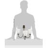 Progress Lighting Gather Collection 3-Light Etched Glass Traditional Chandelier Light Antique Bronze(Antique Bronze)