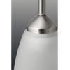 Progress Lighting Gather Collection 9-Light Etched Glass Traditional Chandelier Light Antique Bronze(Brushed Nickel)