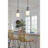 Progress Lighting Goodwin Collection Four-Light Matte Black Modern Farmhouse Hall & Foyer Light (P500411-31M)(Matte Black)