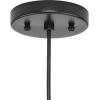 Progress Lighting Hinton – 1 Light Pendant in Farmhouse Style-8.62 Inches Tall and 8 Inches Wide-Matte Black Finish -Traditional Instal(Matte Black)