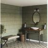 Progress Lighting Hinton Collection 2-Light Clear Seeded Glass Farmhouse Bath Vanity Light Matte Black(Black)