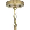 Progress Lighting Hinton Collection One-Light Vintage Brass Modern Farmhouse Pendant (P500384-163)(Vintage Brass)
