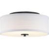 Progress Lighting Inspire LED Collection One-Light LED Flush Mount, Graphite, 6.00×13.00×13.00