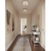 Progress Lighting Inspire LED Collection One-Light LED Flush Mount, Graphite, 6.00×13.00×13.00