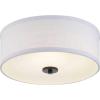 Progress Lighting Inspire LED Collection One-Light LED Flush Mount, Graphite, 6.00×13.00×13.00