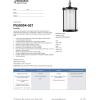 Progress Lighting Irondale Collection 1-Light Clear Glass Craftsman Outdoor Hanging Lantern Light Matte Black