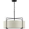 Progress Lighting Kempsey Collection Three-Light Semi-Flush Convertible, Antique Bronze, 11″ x 21-3/4″(Antique Bronze)
