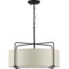 Progress Lighting Kempsey Collection Three-Light Semi-Flush Convertible, Antique Bronze, 11″ x 21-3/4″(Antique Bronze)