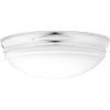 Progress Lighting One-Light 13-1/2″ LED Flush Mount(Antique Bronze)