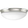 Progress Lighting One-Light 13-1/2″ LED Flush Mount(Polished Chrome)