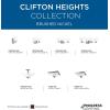 Progress Lighting P350107-31M Clifton Heights Close-to-Ceiling, Matte Black(Brushed Nickel)