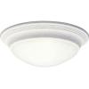 Progress Lighting P3688-20 Med Flush Mount, 1-60-watt, Antique Bronze(White)