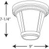 Progress Lighting P3883-3130K9 Westport 1 Light LED Flush Mount(Black)