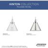 Progress Lighting P500325-104 Transitional One Light Pendant from Hinton Collection in Polished Nickel Finish,(Polished Nickel)