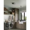 Progress Lighting P500377-31M Galloway Collection 4-Light Modern Farmhouse Chandelier with Matte Black with Distressed White Accents