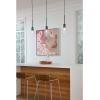 Progress Lighting P500403-31M Cofield Collection 4 in. One-Light Matte Black Transitional Pendant with Clear Glass Shade
