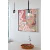 Progress Lighting P500403-31M Cofield Collection 4 in. One-Light Matte Black Transitional Pendant with Clear Glass Shade