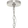 Progress Lighting P500410-31M Goodwin 14 in. Four-Light Brushed Nickel Modern Farmhouse Hall & Foyer Light with Clear Glass Shade