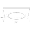 Progress Lighting P8027-20/30K9-AC1-L10 Square Flush Mount/Recessed LED Fixture, 7 1/4″(Metallic Gray)