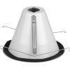 Progress Lighting P806000-031 6″ Recessed Step Baffle Trim Black 6″ Housing (P806N Series)(Satin White)