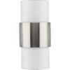 Silva Collection One-Light Brushed Bronze White Linen Shade Pendant (P500398-109)(Brushed Nickel)