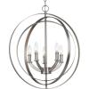 Progress Lighting Equinox Collection 5-Light Antique Bronze New Traditional Sphere Pendant Light(Gray)
