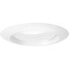 Progress Lighting Intrinsic Collection 4 in. 3000K Integrated LED Satin White Recessed Light Eyeball Integrated LED Downlight