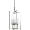 Progress Lighting P3977-20 4-75W Medium Base Foyer, 18″ x 18″ x 44.37″, Antique Bronze(Nickel)