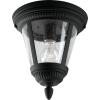 Progress Lighting Westport Collection One-Light 9-1/8” Flush Mount(Black)