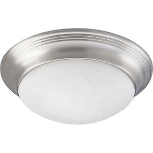 Progress Lighting P3688-20 Med Flush Mount, 1-60-watt, Antique Bronze(Nickel)