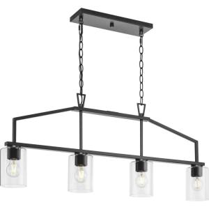 Progress Lighting P400317-31M Goodwin Pendant, 4-Light 240 Total Watts, Matte Black