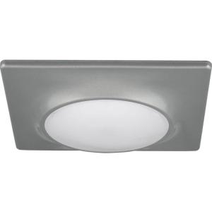 Progress Lighting P8027-20/30K9-AC1-L10 Square Flush Mount/Recessed LED Fixture, 7 1/4″(Metallic Gray)