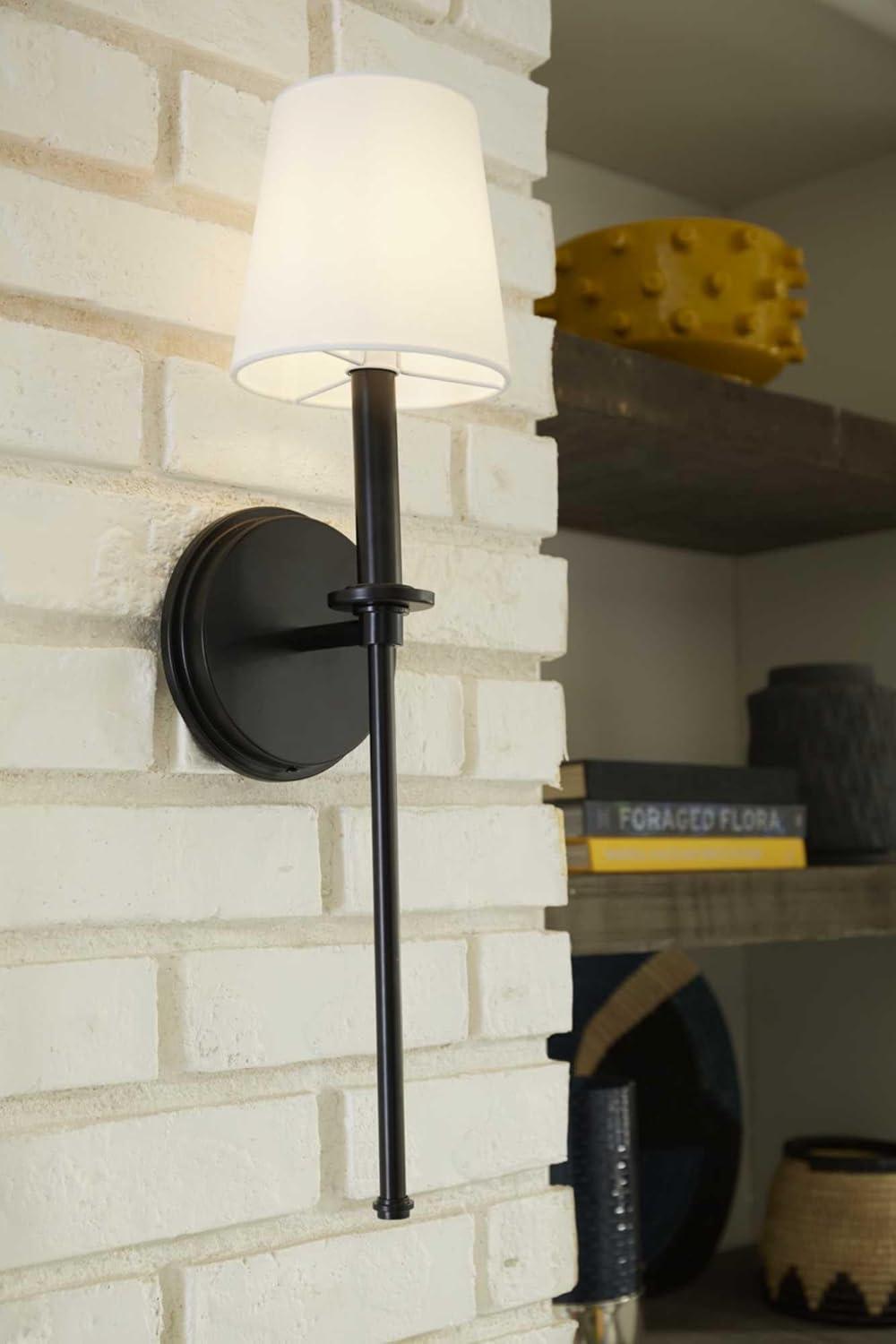image:imageProgress Lighting P710016020 Metro OneLight Wall Sconce Antique BronzePolished Chrome