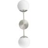 Progress Lighting Haas 7.12 in. Two-Light Brushed Nickel Contemporary for Dining Rooms, Great Rooms, and Bathrooms