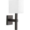 Progress Lighting P710016-020 Metro One-Light Wall Sconce, Antique Bronze(Antique Bronze)