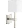 Progress Lighting P710016-020 Metro One-Light Wall Sconce, Antique Bronze(Brushed Nickel)
